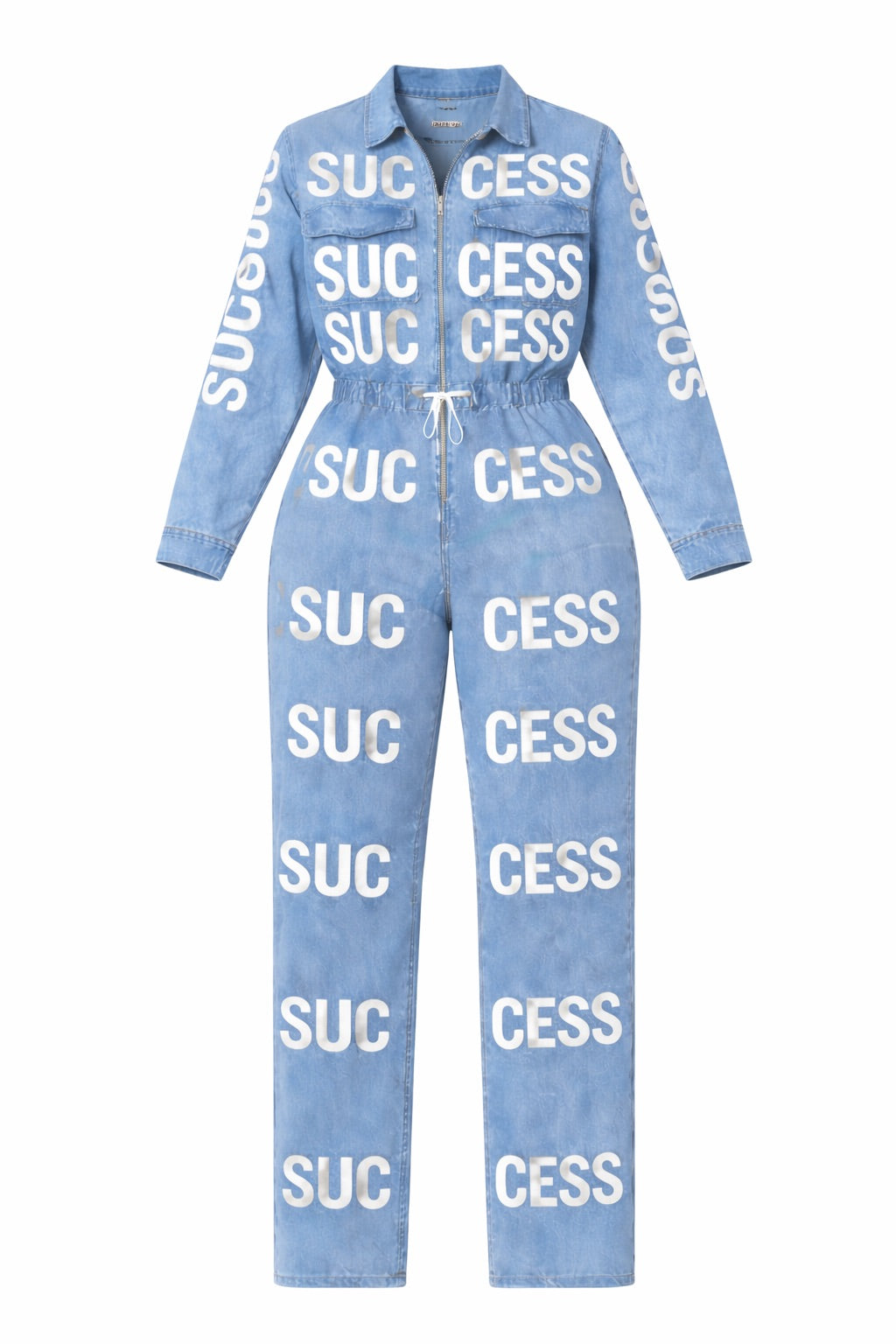 Success Statement Denim Jumpsuit